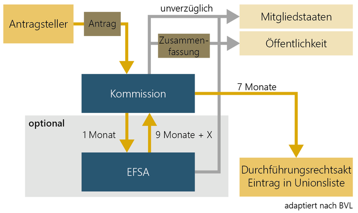 Ablauf Zulassung eines Novel Foods